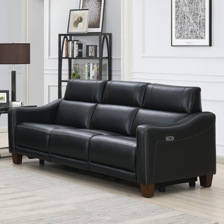 Indigo bay leather 2025 power reclining loveseat